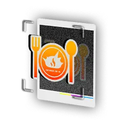 Sticker: Küche am Erkundungstag