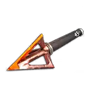 Glühendheißes Blitzfragment