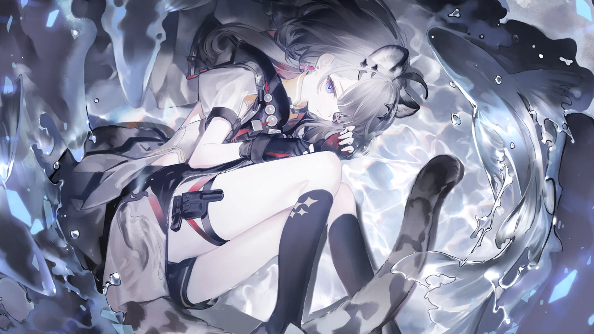 Reines Wasser spiegelt die Seele