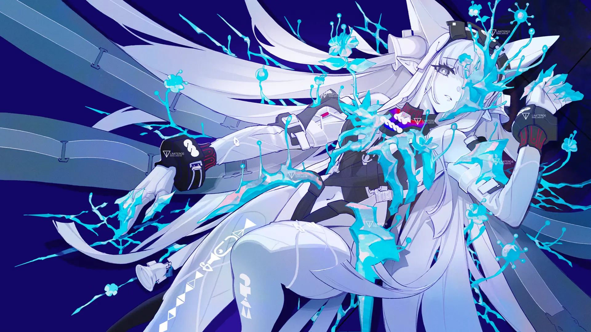 Застывший цветок